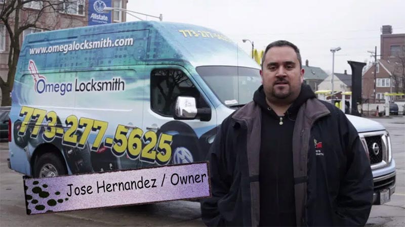 Locksmith Chicago IL, Omega Locksmith owner, Jose Hernandez