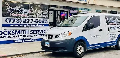 Omega Locksmith mobile service near Brighton Park in Chicago