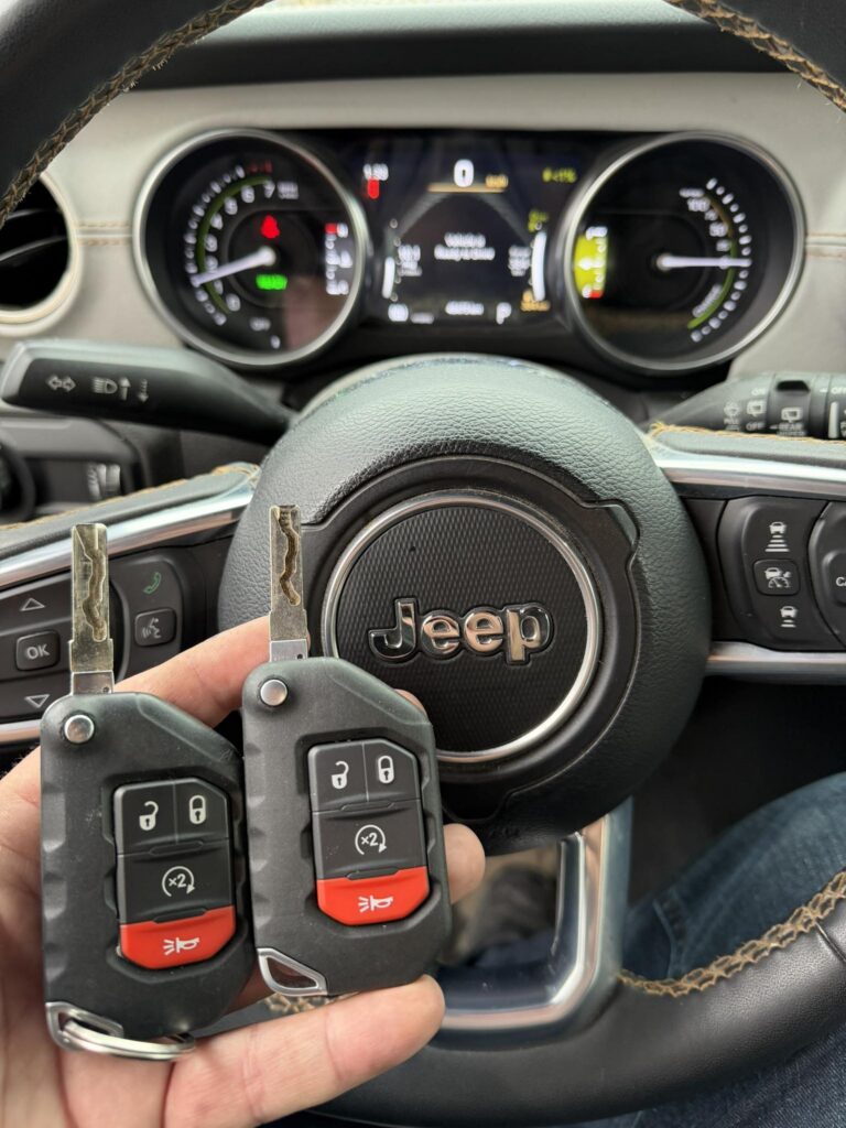 Replacement smart key for a 2023 Jeep Wrangler in Oak Lawn
